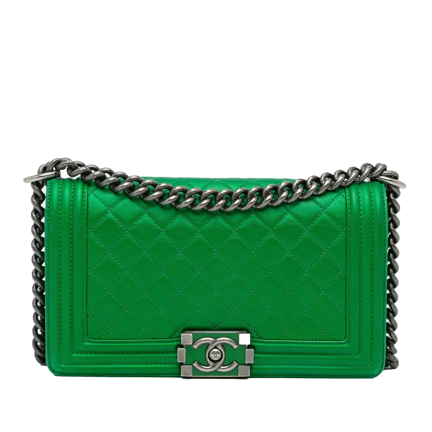 Chanel Medium Lambskin Boy Flap Bag