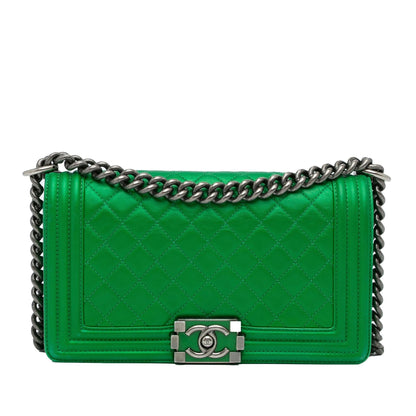 Chanel Medium Lambskin Boy Flap Bag
