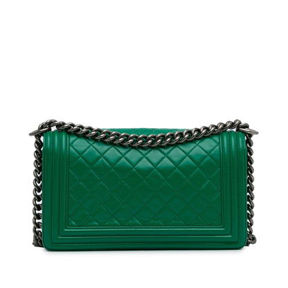 Chanel Medium Lambskin Boy Flap Bag (SHG-AlXMkC)