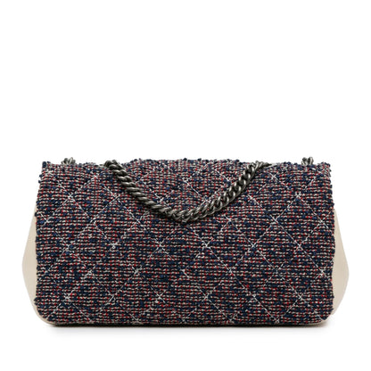 Chanel Medium Tweed Single Flap (SHG-2oV8gp)