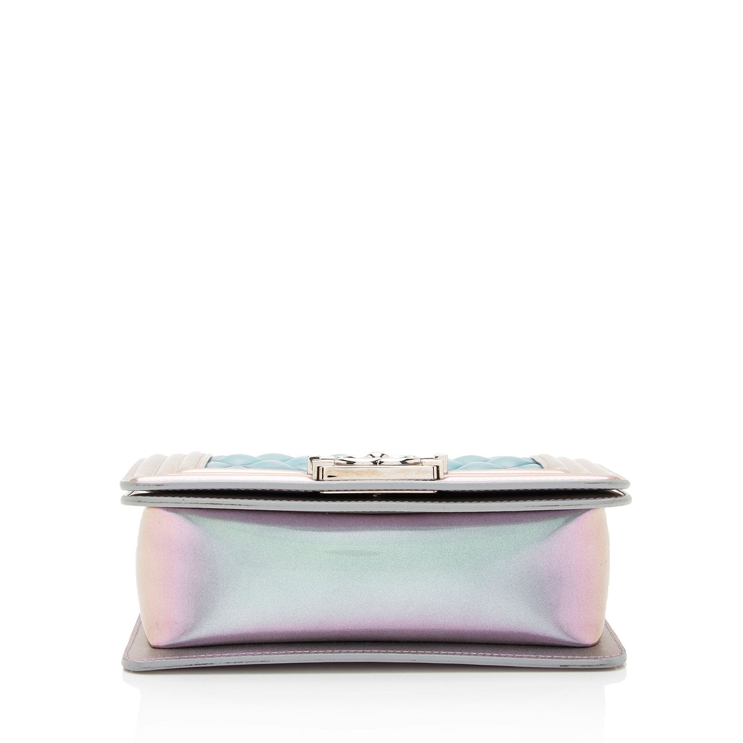 Chanel Metallic Lambskin PVC Small Boy Bag