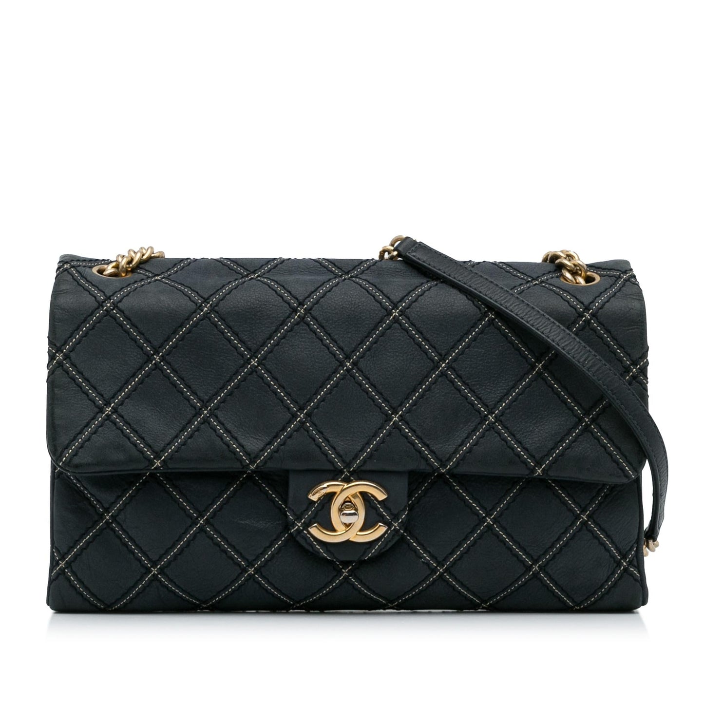 Chanel Metallic Stitch Flap