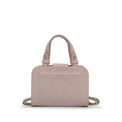 Chanel Mini Calfskin Label Click Shopping Tote (SHG-2qUZVI)