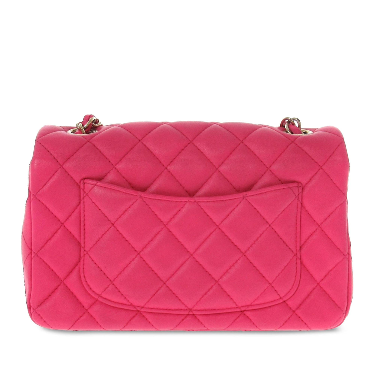 Chanel Mini Classic Lambskin Rectangular Single Flap (SHG-xTQk8y)