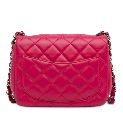 Chanel Mini Classic Lambskin Square Single Flap (SHG-w1g0FJ)