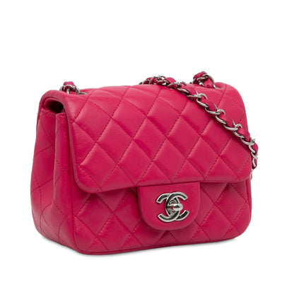 Chanel Mini Classic Lambskin Square Single Flap (SHG-w1g0FJ)