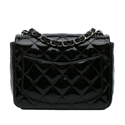 Chanel Mini Classic Square Patent Single Flap