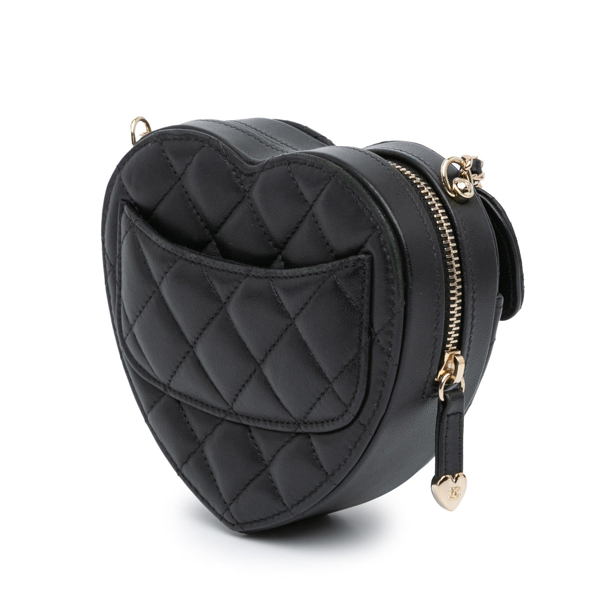 Chanel Mini Lambskin CC in Love Heart Crossbody (SHG-7YuAtF)