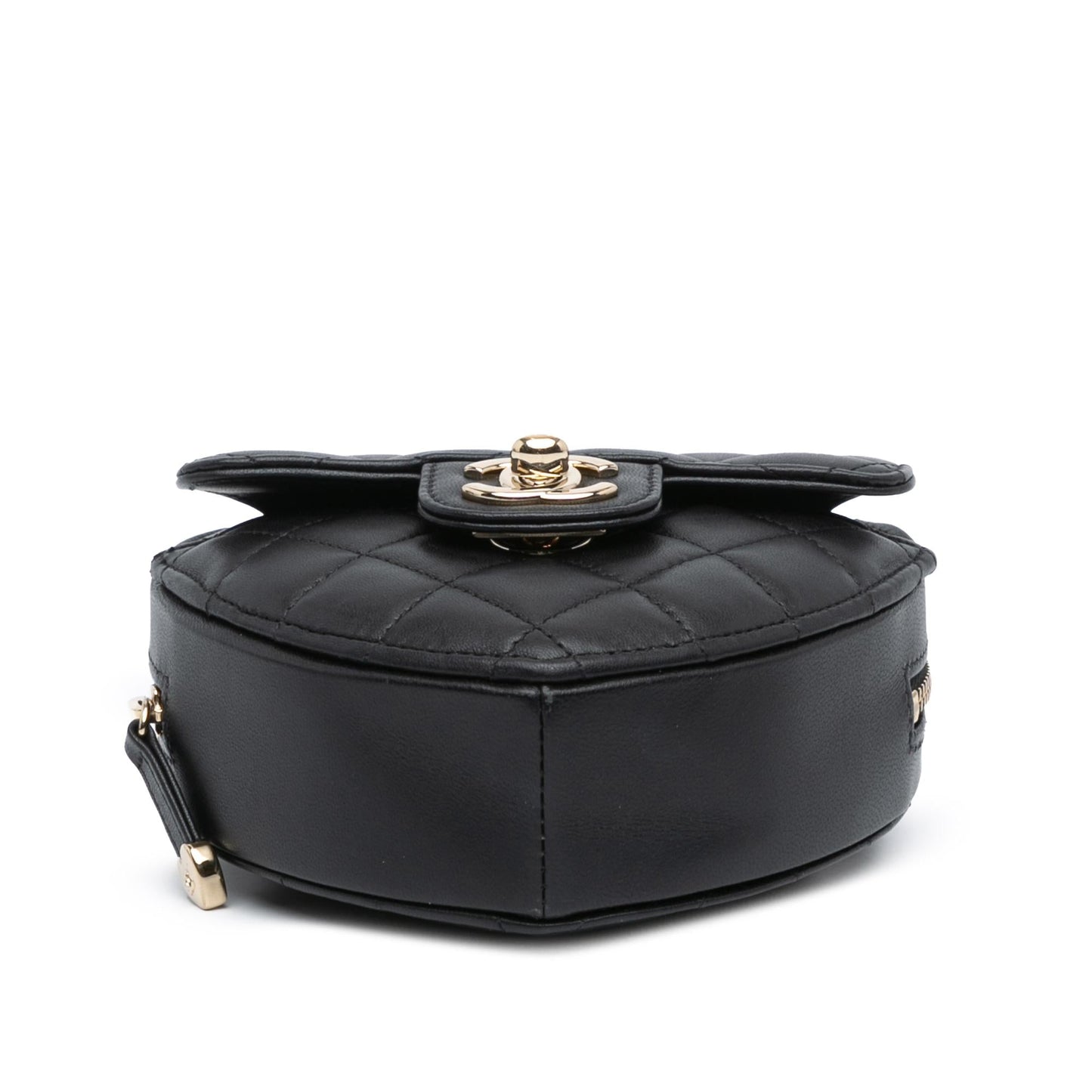 Chanel Mini Lambskin CC in Love Heart Crossbody (SHG-sVVejX)