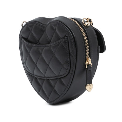 Chanel Mini Lambskin CC in Love Heart Crossbody (SHG-sVVejX)