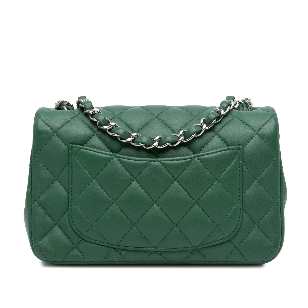 Chanel Mini Rectangular Classic Lambskin Single Flap (SHG-VkUtVQ)