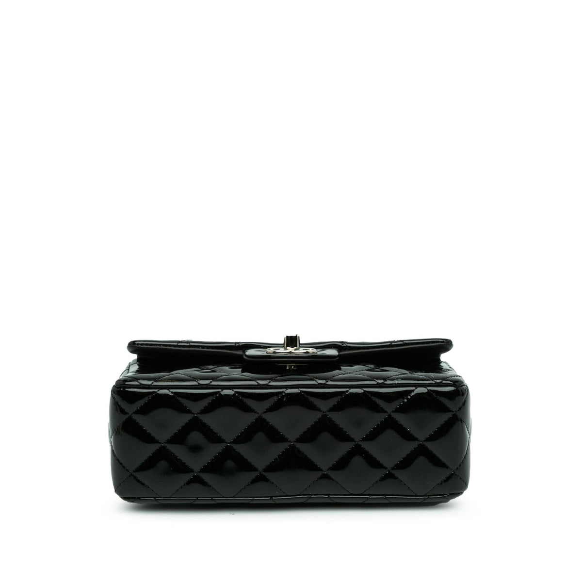 Chanel Mini Rectangular Classic Patent Single Flap (SHG-FyA2eh)