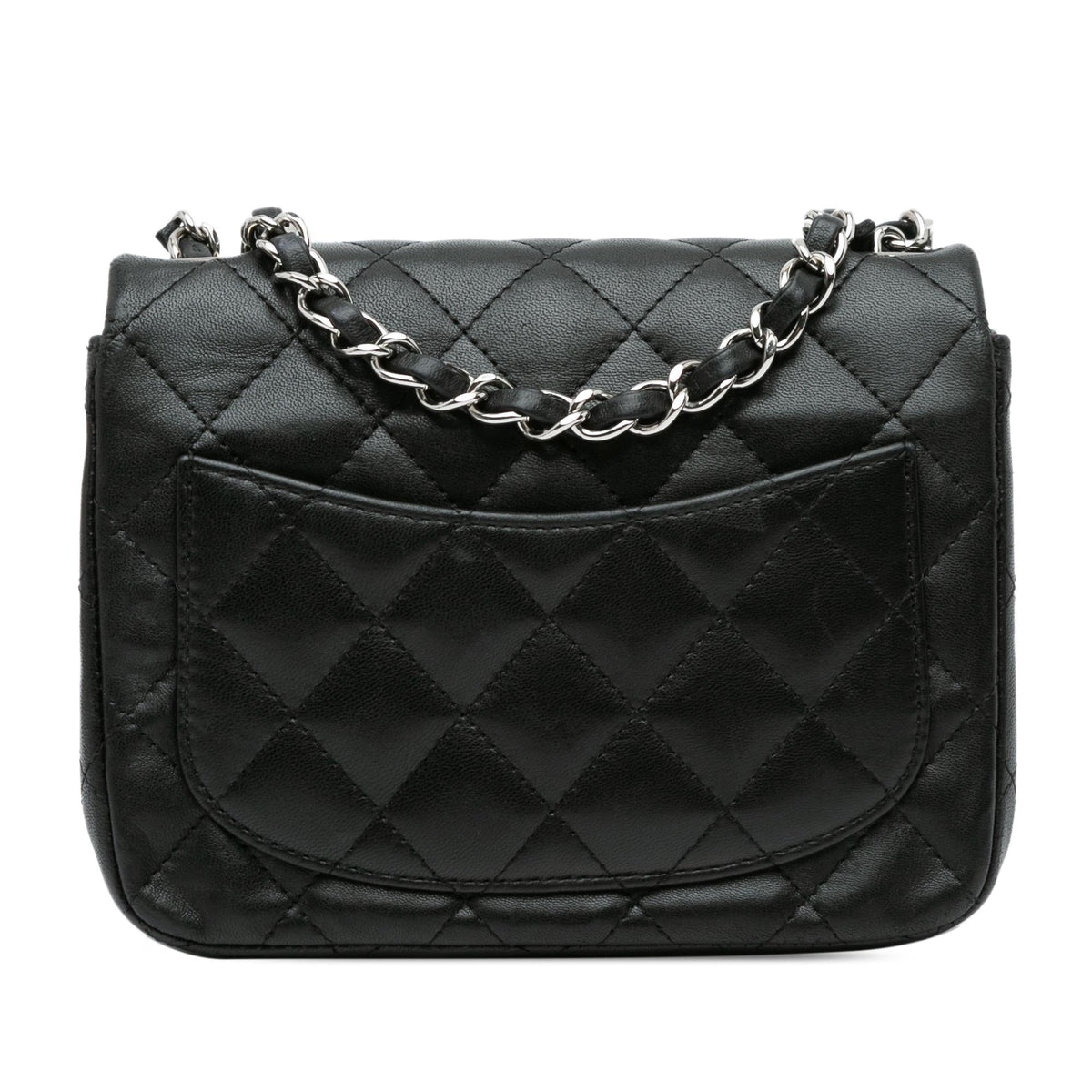 Chanel Mini Square Classic Lambskin Single Flap (SHG-dYzu0j)