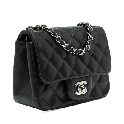 Chanel Mini Square Classic Lambskin Single Flap (SHG-dYzu0j)