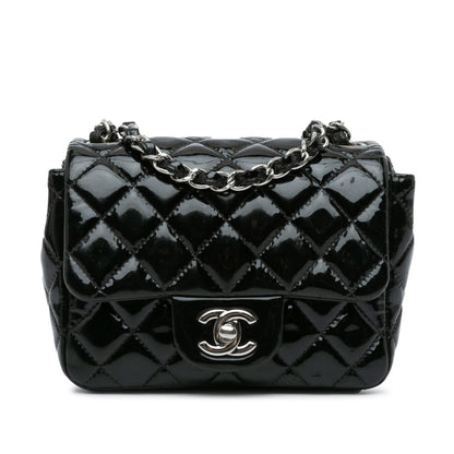 Chanel Mini Square Classic Patent Single Flap (SHG-vfasYd)