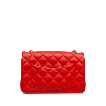 Chanel New Mini Classic Lambskin Single Flap (SHG-GUsaZG)