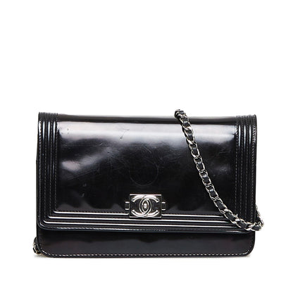 Chanel Patent Boy Wallet On Chain (SHG-ENHIOH)