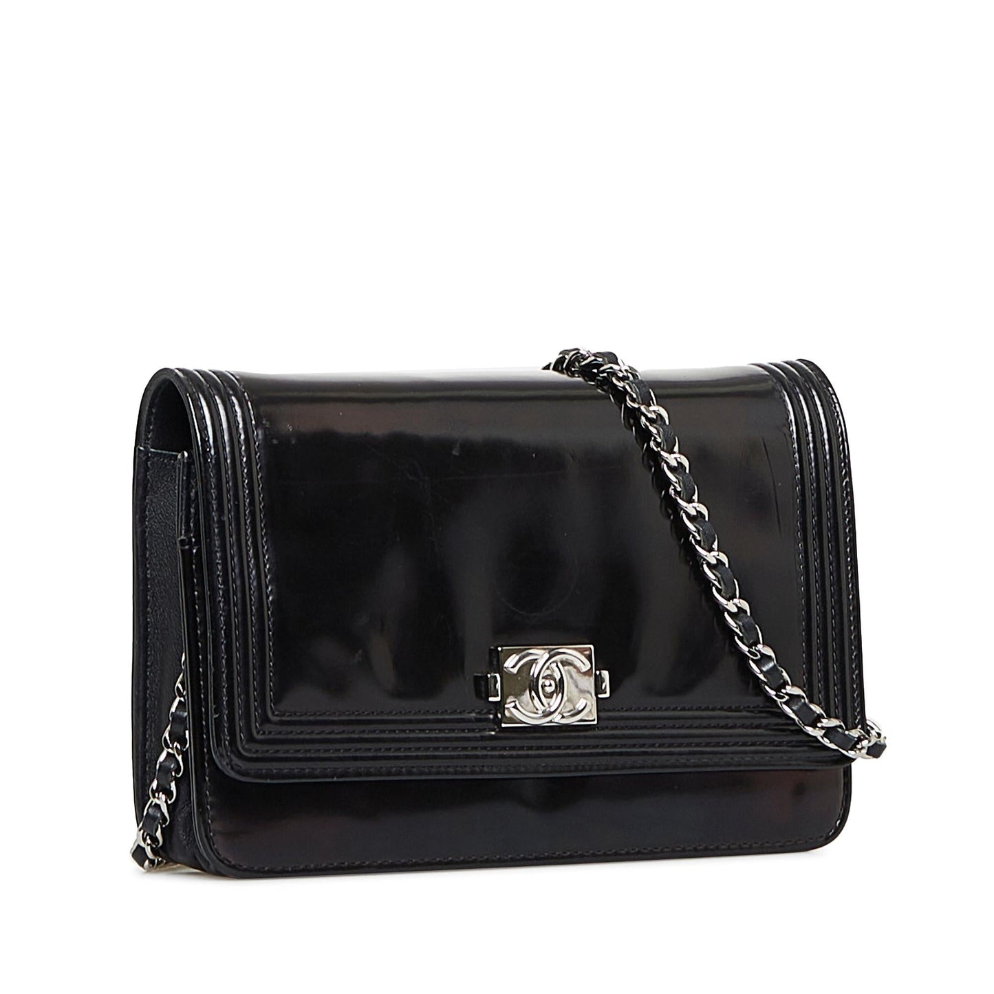 Chanel Patent Boy Wallet On Chain (SHG-ENHIOH)