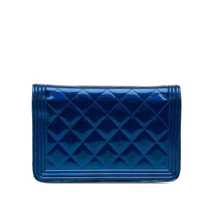 Chanel Patent Boy Wallet on Chain (SHG-0Lw1R6)