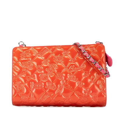 Chanel Patent Calfskin Lucky Symbols Shoulder Bag (SHG-ZPRkza)