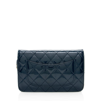 Chanel Patent Leather 2.55 Reissue Wallet on Chain Bag (SHF-15920)