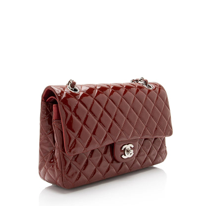 Chanel Patent Leather Classic Medium Double Flap Bag