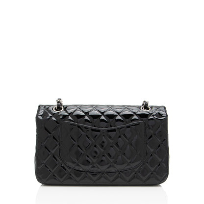 Chanel Patent Leather Classic Medium Double Flap Bag