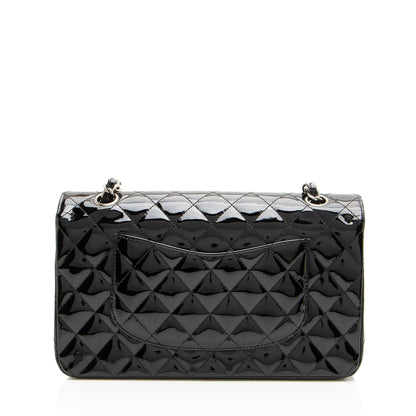 Chanel Patent Leather Classic Medium Double Flap Bag (SHF-XaMpG8)