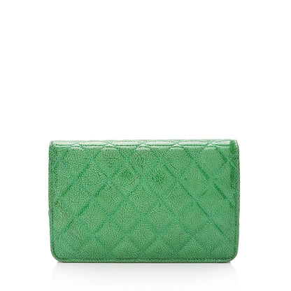 Chanel Patent Leather Classic Wallet on Chain Bag (SHF-p54zjG)