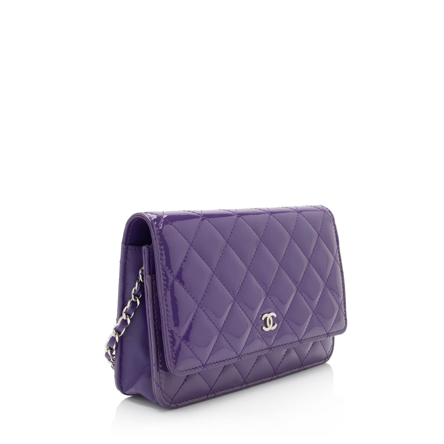 Chanel Patent Leather Classic Wallet on Chain Bag