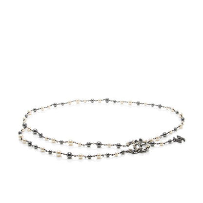 Chanel Pearl Bead CC Chain Belt - Size 44 / 110