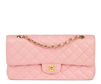 Chanel Classic Clutch With Chain – CWC Caviar Pink Silver-Toned