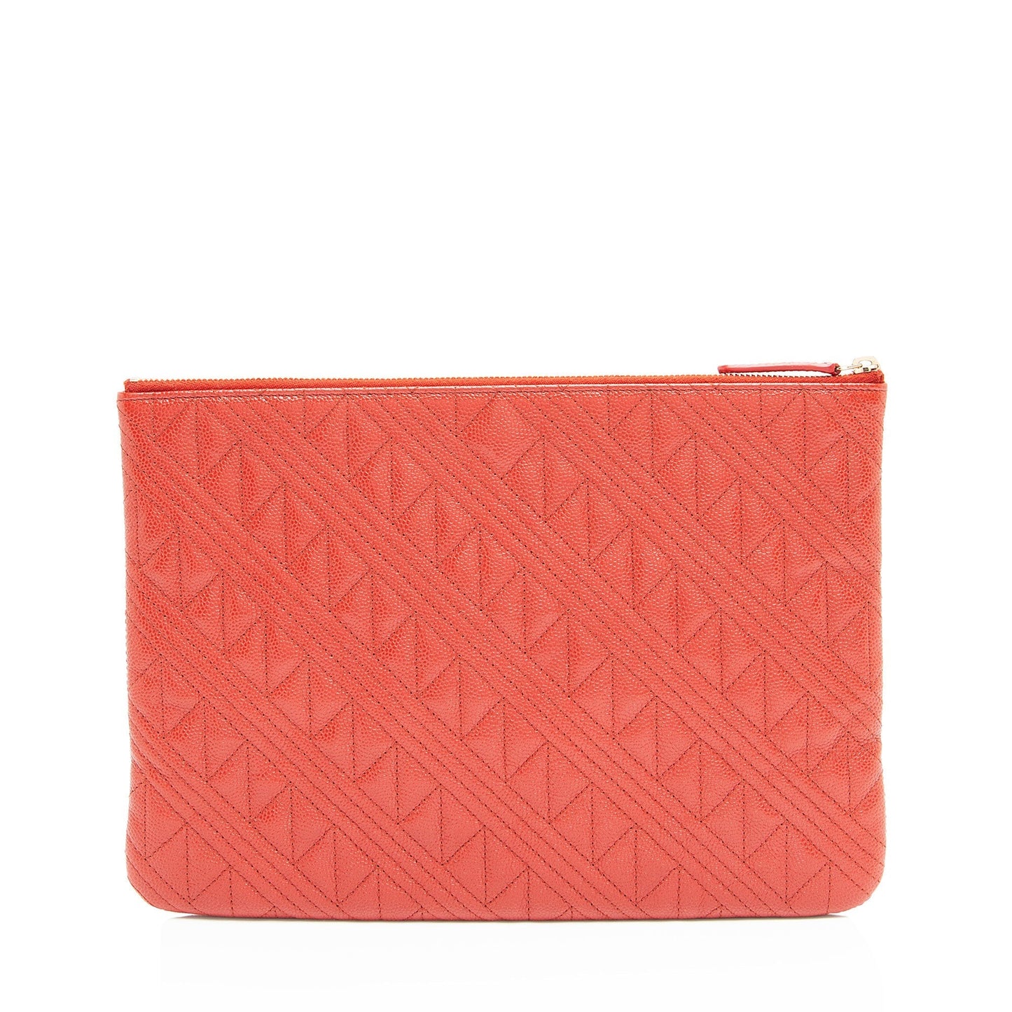 Chanel Quilted Caviar Leather Medium O-Case