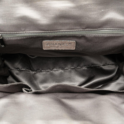 Chanel Quilted Glazed Calfskin and Tweed Portobello Frame Satchel