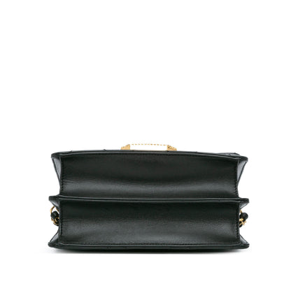 Chanel Quilted Lambskin Octagonal Buckle Crossbody (SHG-Wx3udA)