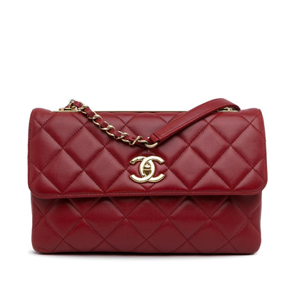 Chanel Quilted Lambskin Trendy Flap