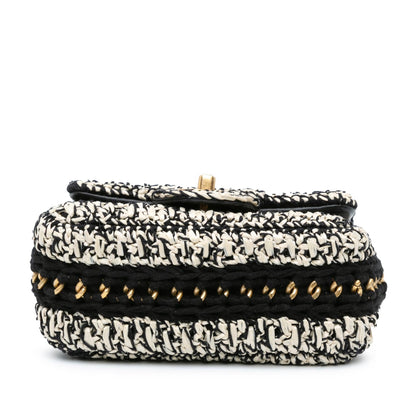 Chanel Raffia Braided with Love Flap (SHG-zcQsdu)