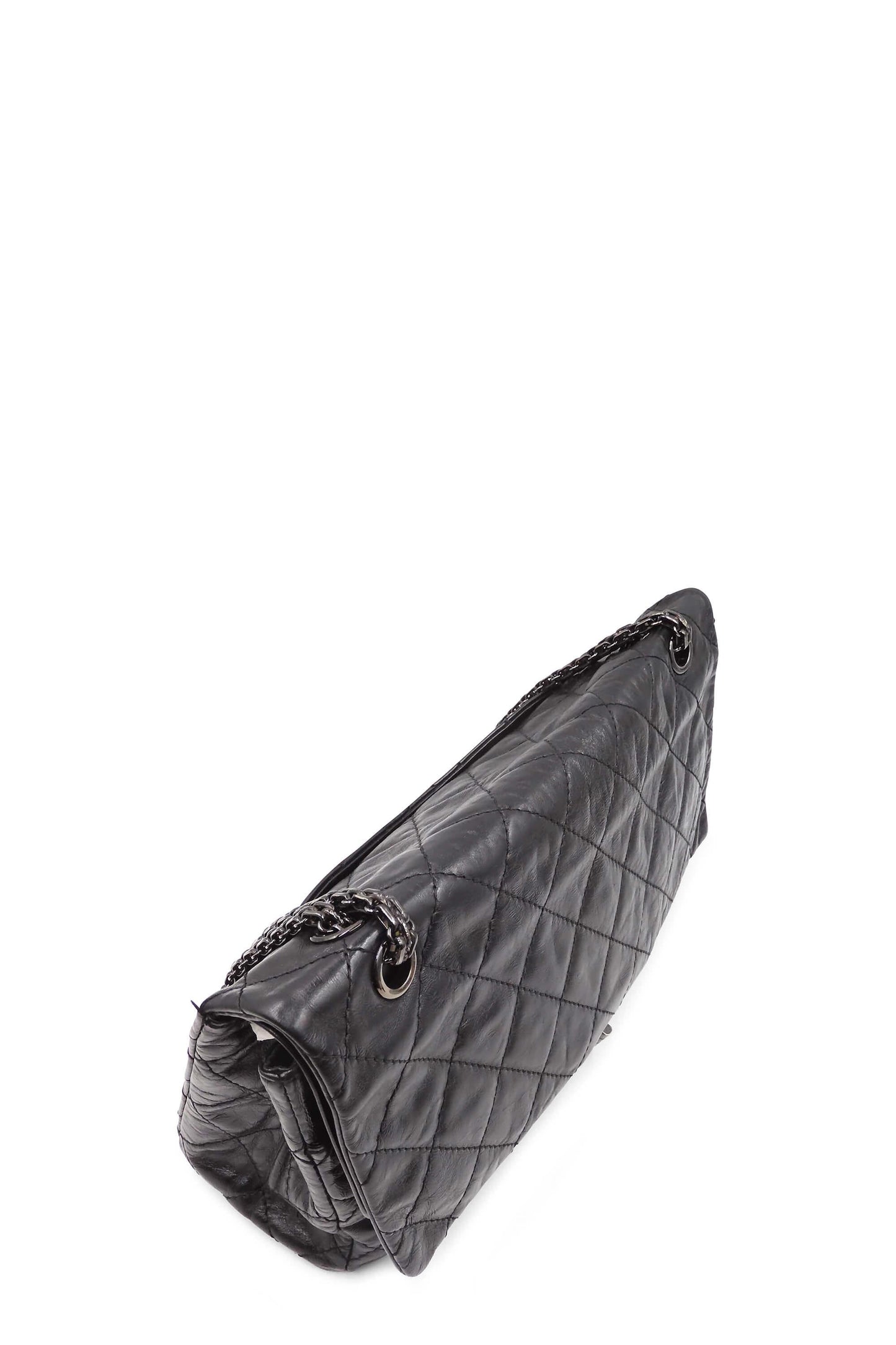 Reissue 227 Double Flap Bag with Silver Hardware