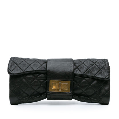 Chanel Reissue 2.55 Quilted Sheepskin Mademoiselle Flap Clutch