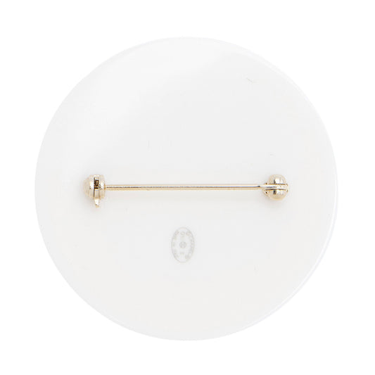 Chanel Resin Pearl Coco CC Profile Brooch