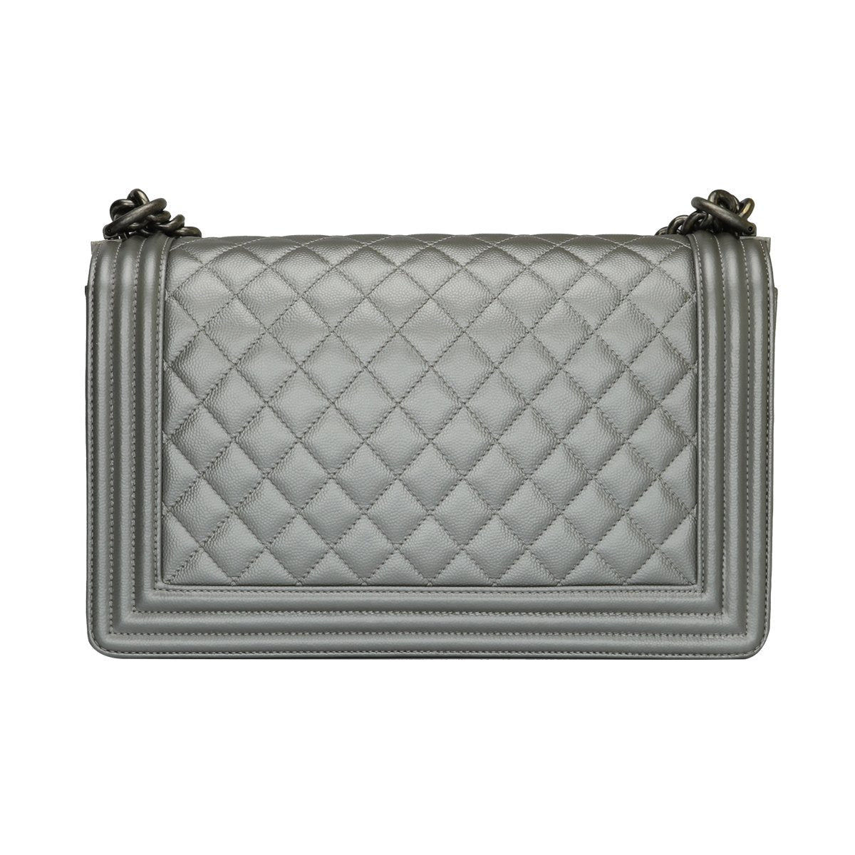 Chanel Boy HandBag Grey