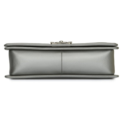 Chanel Boy HandBag Grey