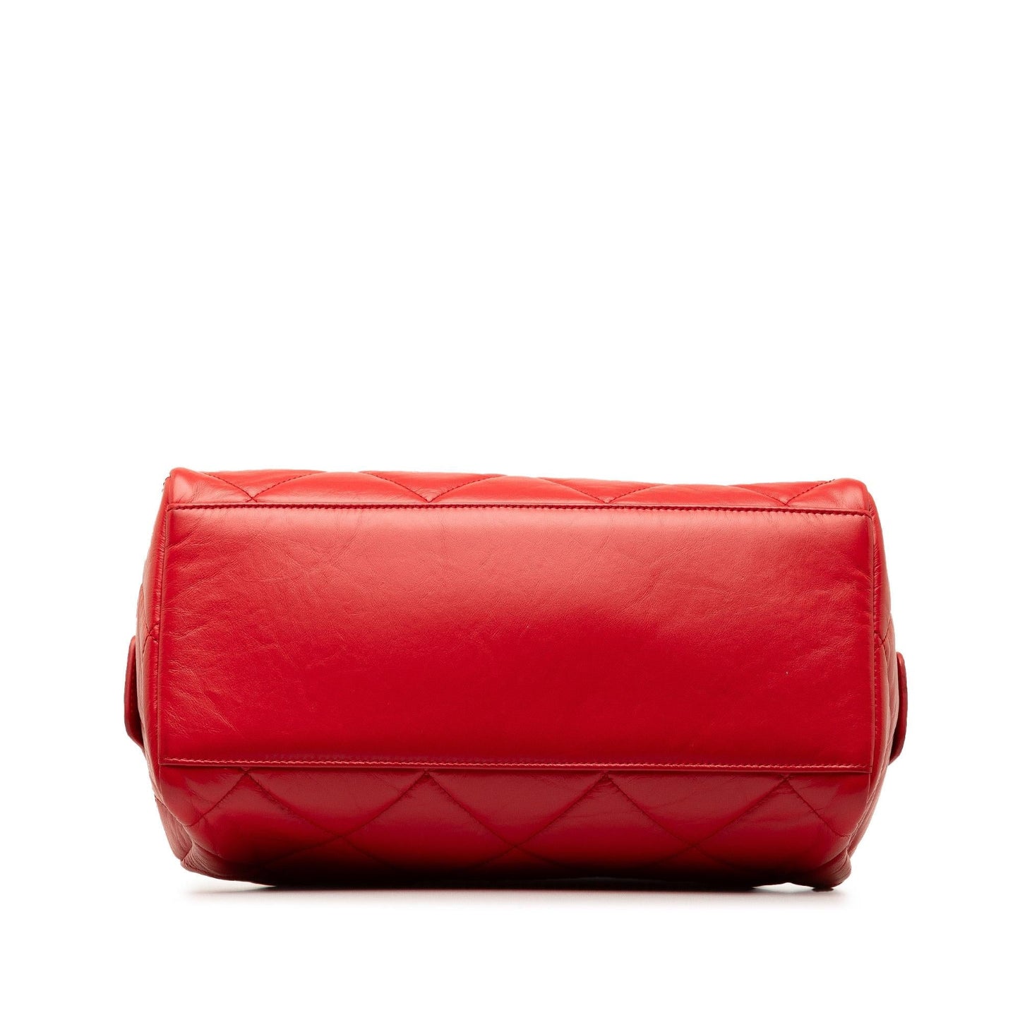 Chanel Small Aged Calfskin Express Bowling Satchel (SHG-8OoLC3)