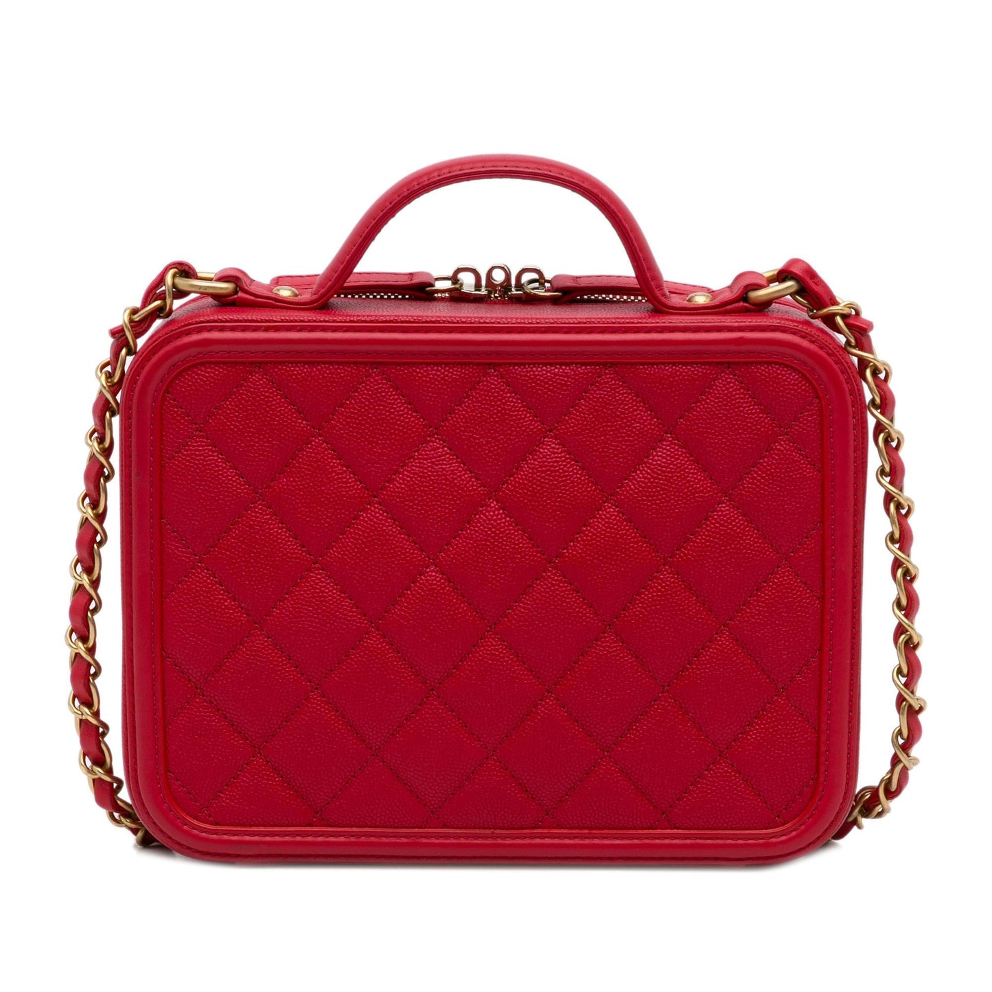 Chanel Small Caviar CC Filigree Vanity Bag