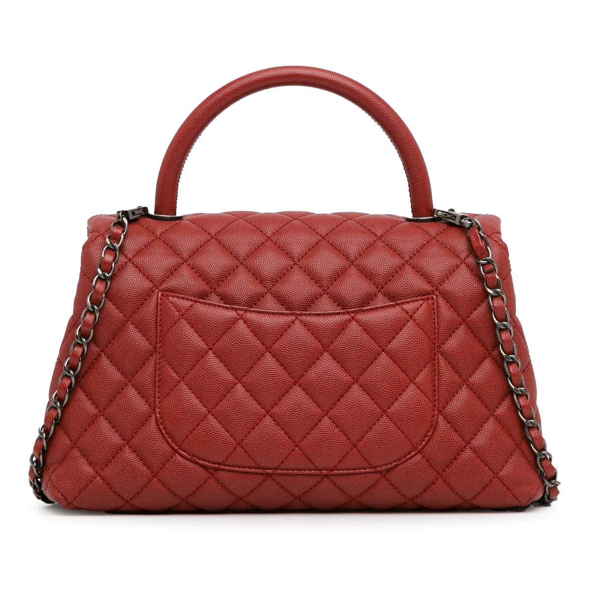 Chanel Small Caviar Coco Top Handle Bag (SHG-f1R70w)