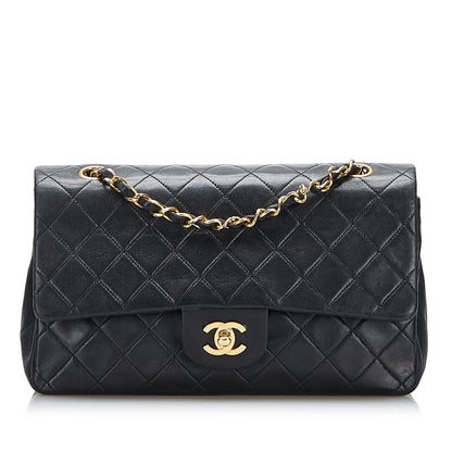 Chanel Small Classic Lambskin Double Flap (SHG-3QYLwV)