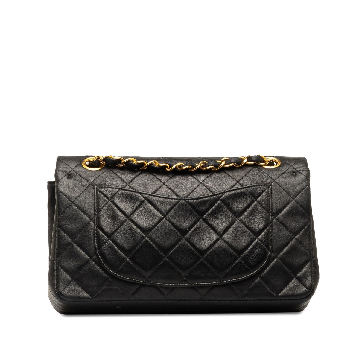 Chanel Small Classic Lambskin Double Flap (SHG-asIK7n)
