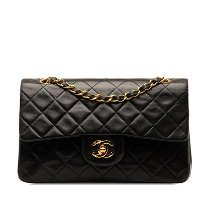 Chanel Small Classic Lambskin Double Flap (SHG-jUYNWc)