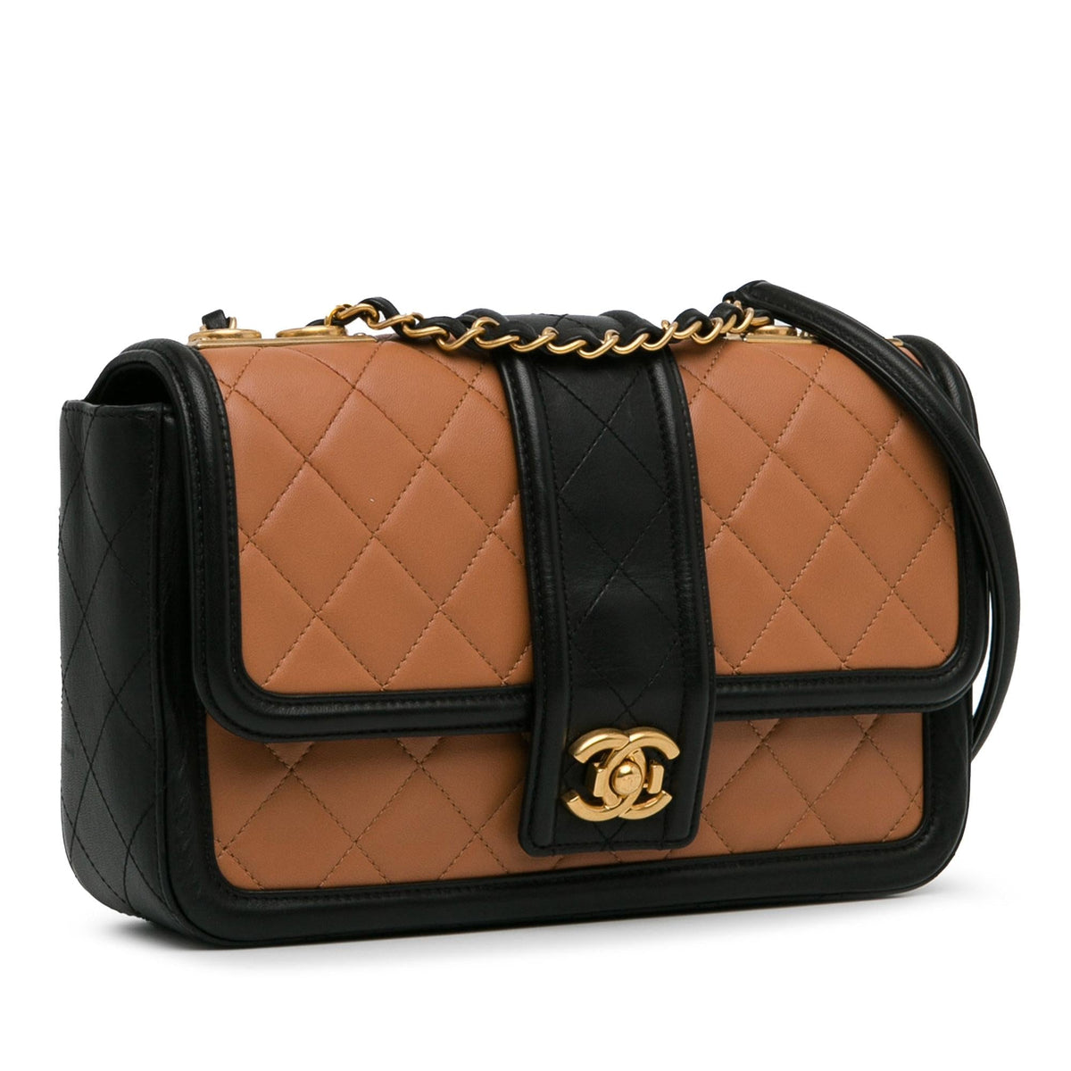 Chanel Small Lambskin Elegant CC Flap (SHG-H8xtTB)