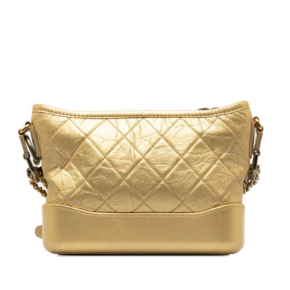Chanel Small Metallic Lambskin Gabrielle Crossbody (SHG-5QvX7a)